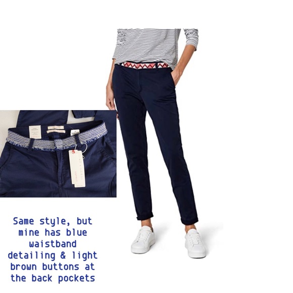 👯‍♀️Host Pick⚡️Esprit Slim Chino/ Trousers - Picture 1 of 15